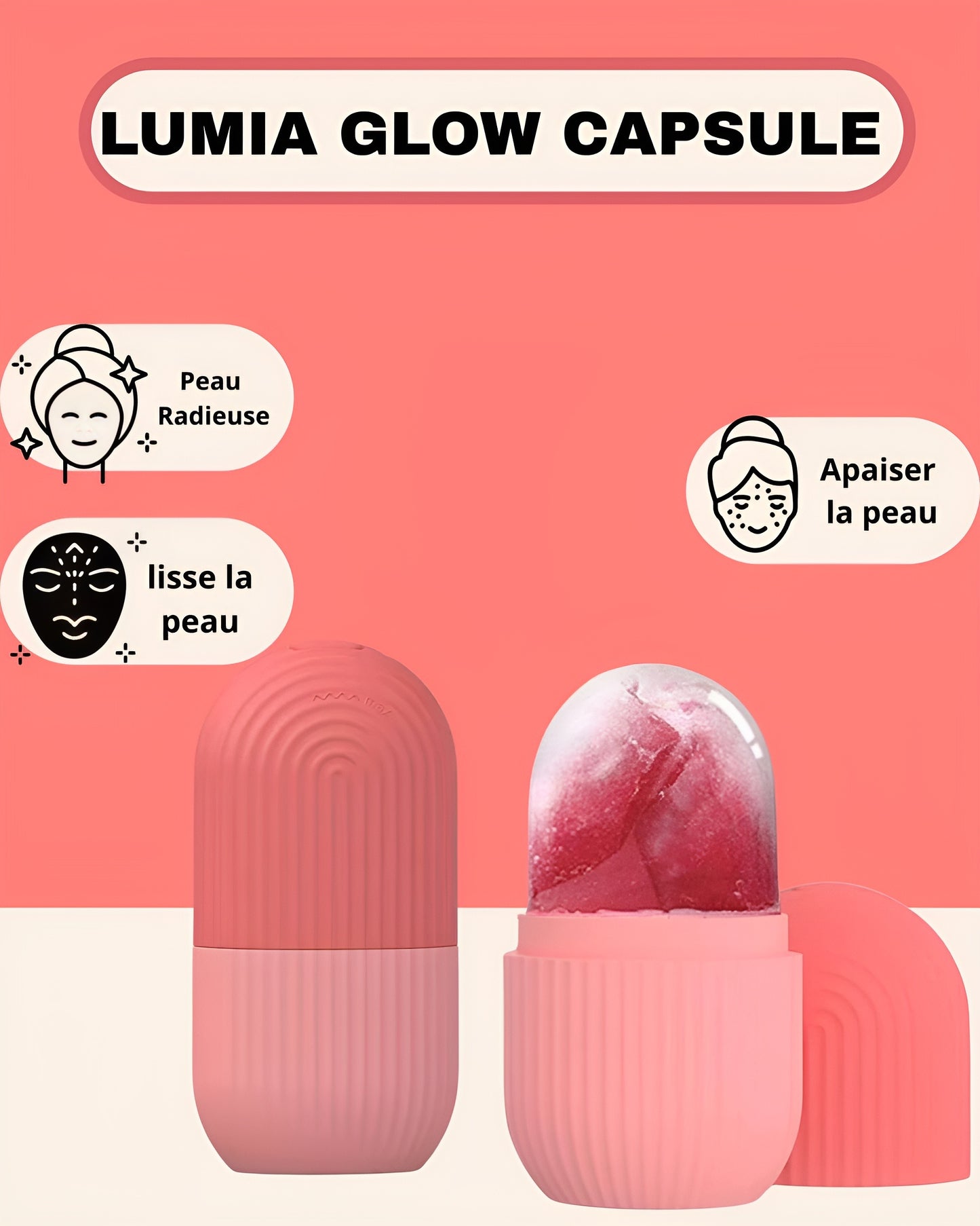 Rouleau à glaçon visage